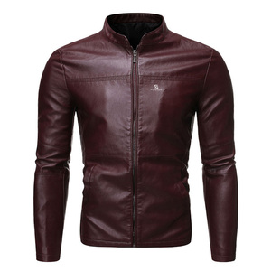 Genuine Leather <b>Jacket</b> Men <b>Vintage</b> Motorcycle <b>Biker</b> Classic Outerwear Winter Casual Streetwear <b>Jacket</b> OEM - Product Image 1