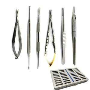 Kit de Microcirugía Periodontal de Alta Calidad, Instrumentos Microquirúrgicos Dentales Orales con Caja, Acero Inoxidable Recubierto en Oro - Product Image 5
