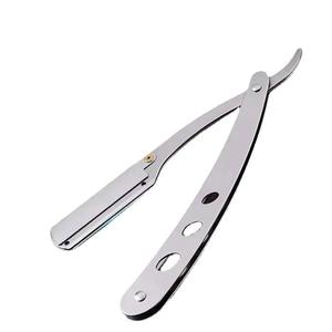 Stylish High-quality Plastic Handle Disposable Straight <b>Razor</b> for Men Safe Perfect Shave Paper-Coated Barber Shaving - Product Image 4