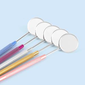 Espejo Bucal Dental Multifunción con Reflector, Mango Desmontable de Acero Inoxidable, 8 Colores, Instrumentos Dentales - Product Image 2
