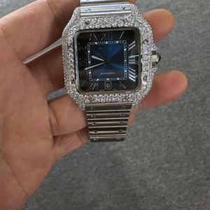 Reloj Clásico Personalizado para Hombre con Diamantes Cultivados en Laboratorio, Estilo Hip Hop, Joyería de Diamantes, Mejor Calidad, Precio al por Mayor - Product Image 4