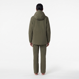 Chaqueta de Esquí Impermeable para Mujer Hawkeye, con Capucha, Verde, Aislamiento Sintético, Ropa para Exteriores - Product Image 4