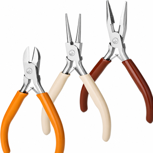 Ensemble de pinces pour la fabrication de bijoux en gros, en acier inoxydable, à bout rond, à bout plat, à bout en chaîne, outils pour l'artisanat et les travaux de réparation - Product Image 6