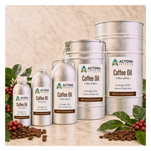 Huile de café pressée à froid en gros, 100 % pure, qualité cosmétique, huile essentielle pour le soin du visage et du corps - Product Image 5