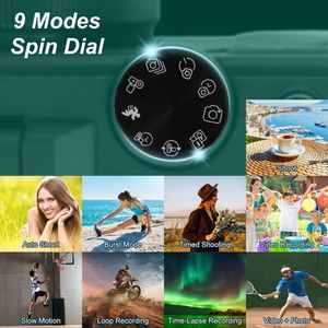 1Pc 5K 75MP <b>Digital</b> <b>Video</b> <b>Camera</b> with Anti-Shake WiFi Vlogging Features; 9 Shooting Modes 18X Zoom Fill Light Webc - Product Image 5