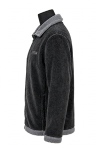 Veste polaire Sherpa tendance à fermeture éclair intégrale, manteau Teddy décontracté et chaud à col montant pour homme, vente en gros de vêtements d'extérieur - Product Image 3