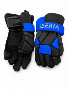 IBERIA Professional Premium Wholesale Black Blue Lacrosse <b>Gloves</b> for Men | Padded Protective Lacrosse <b>Gloves</b> | Custom Team <b>Glove</b> - Product Image 3