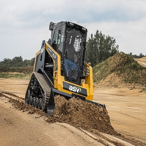 Cargadora compacta multifuncional usada ASV VT75 1C con orugas, hidráulica, para movimiento de tierras pesadas, de venta al por mayor y fiable. - Product Image 3