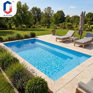 Piscina de Fibra de Vidrio FRP de Instalación Fácil, Directo de Fábrica, con Revestimiento Acrílico, Piscina Enterrada - Product Image 1