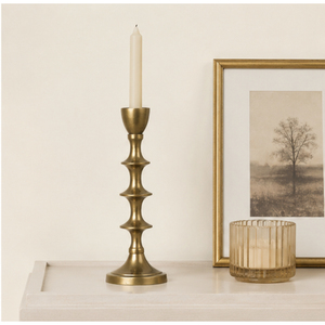 Elegant Brass Taper Candle <b>Holder</b> Set Modern Gold Metal <b>Candlestick</b> Stand for Wedding Centerpieces Luxury Hotel Table Decor - Product Image 4