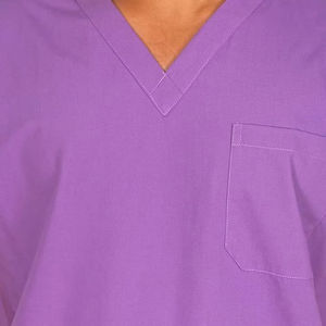 Tenues médicales souples et extensibles sur mesure pour hommes, en tissu 100 % coton tissé, uniformes d'hôpital de haute qualité pour l'été - Product Image 2