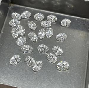 Diamante Ovalado de Lujo Cultivado en Laboratorio, 2-3ct, Color F, Claridad VVS-SI, 9.0x7.0mm, Diamante Suelto para Fabricantes de Joyería de Compromiso, Venta al Por Mayor - Product Image 4