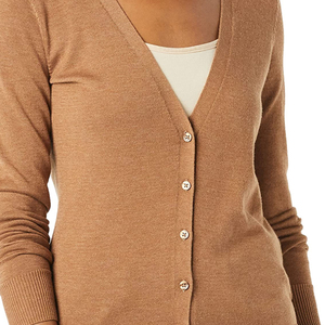 High Quality Fashion Style Low MOQ V Neck <b>Cardigan</b> <b>Sweater</b> for Women Wholesale New Arrival Ladies <b>Cardigan</b> <b>Sweater</b> Breathable - Product Image 4