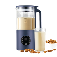 Sudex 600ML Mixeur chauffant intelligent en acier inoxydable avec récipient en verre, conception anti-fuite, moteur 1000W, multifonctionnel, pour hôtels, allemand
