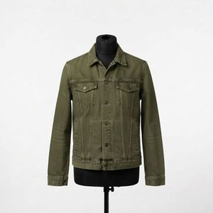 Comfortable Stylish Winter Denim Jacket for Men Streetwear Casual Outerwear Modern Fit Denim Jacket - Product Image 1
