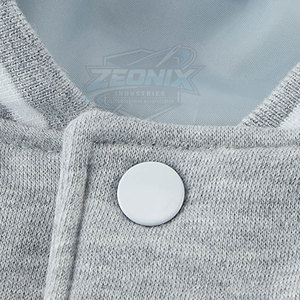 Comfortable Custom Made Design <b>Letterman</b> <b>Jacket</b> for Men Long Sleeves Breathable Winter Stand Collar Front Logo for Online Sale - Product Image 4