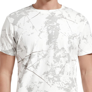 เสื้อยืดคอกลมคุณภาพสูงแบบซับลิเมชั่นสั่งทำพิเศษ แห้งเร็ว 100% โพลีเอสเตอร์ เสื้อยืดผู้ชายเนื้อหนาแบบซับลิเมชั่น - Product Image 5