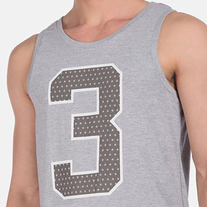 Men's Fitness Sports Vest Neck Curved <b>Hem</b> Sleeveless Tank <b>Top</b> <b>Elastic</b> Customized Color Breathable Quick Dry Tank <b>Tops</b> - Product Image 5