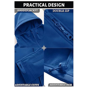 Veste softshell tendance coupe-vent, veste de course personnalisée, veste coupe-vent sportive personnalisée pour hommes - Product Image 5