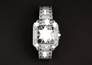 NYC DIAMOND EMPIRE นาฬิกาข้อมือหรูหรา ระบบอัตโนมัติ ตัวเรือนสแตนเลสสตีล หน้าปัดทรงเหลี่ยม ตัวเลขโรมัน ขนาด 41 มม. ปุ่มกดแบบซ่อน - Product Image 2
