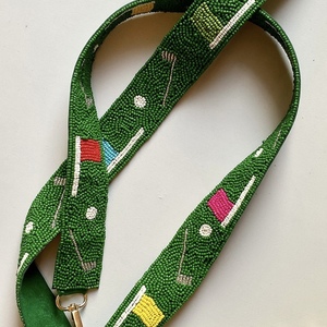 CRYSTAL CRAFT Pièces pour sacs à main, perles de rocaille pour sacs à main, sangle de sac perlée personnalisée Woo Pig, cordon élastique extensible couleur équipe, fait main - Product Image 6