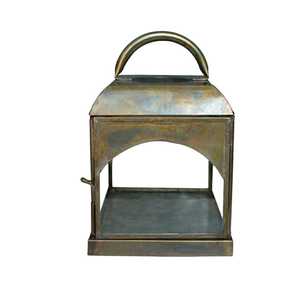 <b>Copper</b> <b>Lantern</b> With Glass Panels Durable Finish For Home Decoration - Product Image 2