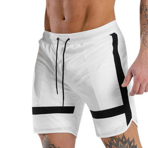 Shorts de sport pour homme, légers, tissu doux, respirant, coupe confortable, taille élastique, idéal pour la course à pied, la salle de sport, OEM, marque privée - Product Image 5