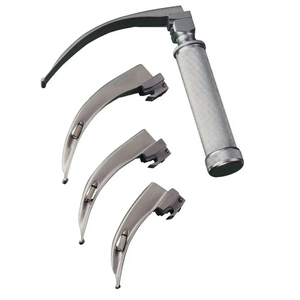 Ensemble de laryngoscopes en acier inoxydable, équipement chirurgical, fabricant d'ensembles de laryngoscopes personnalisés, laryngoscope à poignée réutilisable, laryngoscope d'usine - Product Image 1