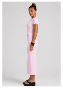 Ensemble de vêtements de sport pour femmes avec logo personnalisé, vêtements de yoga, vêtements de fitness, legging de sport, soutien-gorge de fitness, ensemble de yoga 2 pièces pour femmes - Product Image 5