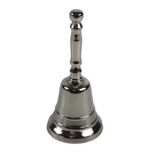 Black Coated <b>Brass</b> <b>Bell</b> New Design <b>Brass</b> Hand <b>Bell</b> With Silver Handle New Look Metal Church <b>Bell</b> High Quality Finished - Product Image 3