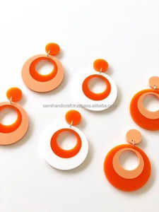 2024 Resin <b>Earrings</b> With Resin Designs Unisex Vintage Drop Design Cute <b>Earrings</b> by Sami Handicraft - Product Image 2