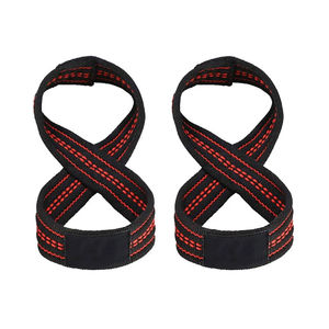2026 En gros OEM Logo personnalisé Sangles de levage de musculation en forme de 8, Meilleures ventes, Robustes pour la musculation et l'entraînement - Product Image 1