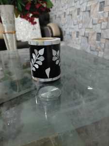Mubkhar Premium con Incrustaciones de Madreperla – Quemador de Incienso de Madera Hecho a Mano de Lujo para Decoración Árabe del Hogar y Oud Bakhoor - Product Image 1