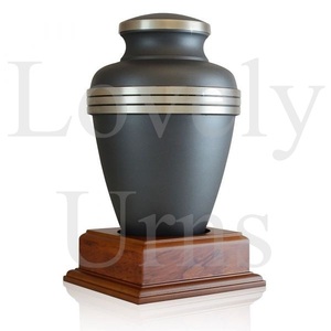 Classic Pewter Cremation Urn Elegant <b>Memorial</b> <b>Keepsake</b> Decorative Container Home Decor Funeral Accessories Durable Premium - Product Image 4