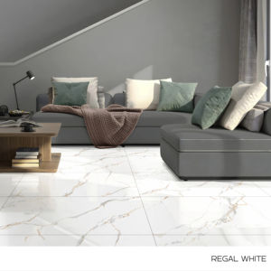 กระเบื้องพอร์ซเลนเคลือบเงาสุดหรู ขนาด 600x1200 มม. รูปแบบขนาดใหญ่ พื้นผิวขัดเงาคุณภาพพรีเมียม สำหรับตกแต่งผนังและพื้นภายในและภายนอกอาคารที่ทันสมัย - Product Image 1