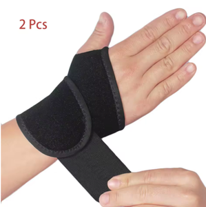Soportes de Muñeca, Vendas de Neopreno Ecológicas y Transpirables para Alivio del Dolor de Túnel Carpiano, Artritis y Tendinitis, Soporte de Compresión para Gimnasio - Product Image 1