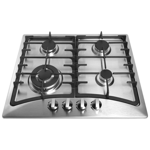 Cuisinière à gaz professionnelle 4 brûleurs en acier inoxydable, plaque de cuisson économique pour la cuisine domestique - Product Image 3