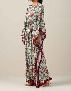 New Beautiful Dubai Modest <b>Kaftan</b> for Women Handmade Traditional Islamic Clothing and Accessory Designed for Eid and Muslims - Product Image 1
