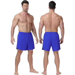 <b>Men</b> Boxing Shorts Satin Lightweight Sublimation Printed Side Slit High Kick Fight <b>Trunks</b> - Product Image 2