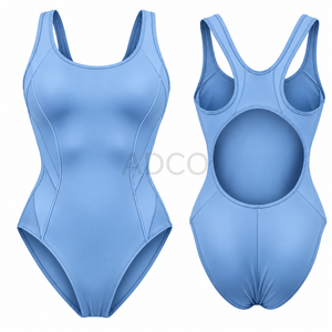 Traje de Baño Deportivo para Mujer OEM ODM, Estilo Racerback, Etiqueta Privada, Venta al Por Mayor - Product Image 6