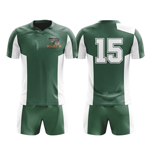 Ensemble d'uniformes de rugby sublimés pour adultes BOLSTER INDUSTRY - Écologique, respirant, anti-humidité, taille élastique - Product Image 1