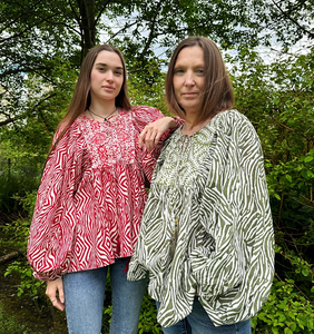 Blusa bohemia de algodón puro Top terroso Floral indio bloque estampado elegante cómodo verano ropa de día Casual camiseta sin mangas Simple corto - Product Image 5