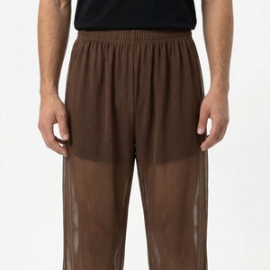 Pantalon de détente en maille transparente personnalisé avec ceinture extensible, pantalon en maille transparente pour hommes et femmes - Product Image 3