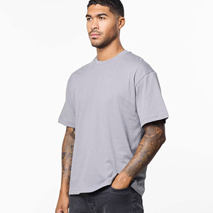 Camisetas personalizadas al por mayor para hombre, camisetas de algodón, camisetas casuales holgadas para hombre, camisetas básicas lisas para hombre. - Product Image 6