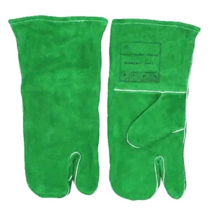 Guantes de cuero de vaca para horno, barbacoa, chimenea, soldador, manga larga, seguridad, panadería, resistentes al fuego y al calor - Product Image 4