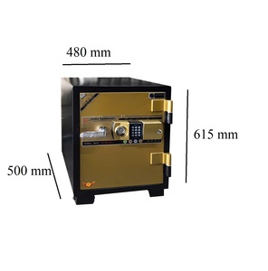 Caja Fuerte Digital Electrónica con Cerradura de Llave YUNOS YNOS-61E, Caja Fuerte Ignífuga para Montar en la Pared con Protección Óptima Contra Robos - Product Image 4