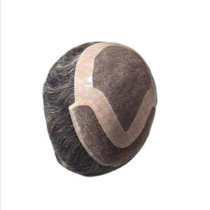 Perruque pour homme la plus vendue, en cheveux Remy, avec dentelle frontale mono et dentelle HD transparente, Toupee Taz Hair Bangladesh, perruques en cheveux humains de haute qualité - Product Image 2