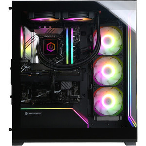 คอมพิวเตอร์ตั้งโต๊ะ CyberPowerPC Gamer Sup-Liquid Cool รุ่นใหม่จากโรงงาน หน้าจอ 21 นิ้ว Intel Core I7-14700KF SSD+HDD Windows 10 - Product Image 2