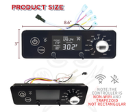Pengontrol Digital Pro WiFi OEM untuk Tungku Pelet dengan LCD Berwarna - Pengontrol Suhu Panggangan