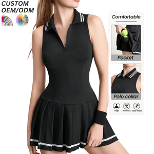Ropa Deportiva de Tenis Personalizada, Transpirable, Estampada o Lisa, Conjunto de Camiseta y Pantalones Cortos, Servicio OEM/ODM, Fabricación de Ropa al Por Mayor - Product Image 2